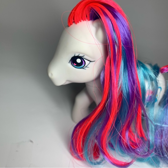 Vintage My Little Pony Bowtie Bow Tie Earth Pony Gen 3 White 2002 As Is - Picture 5 of 10